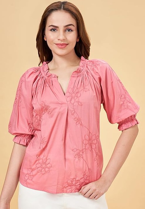 Women's Striped Regular Fit Top